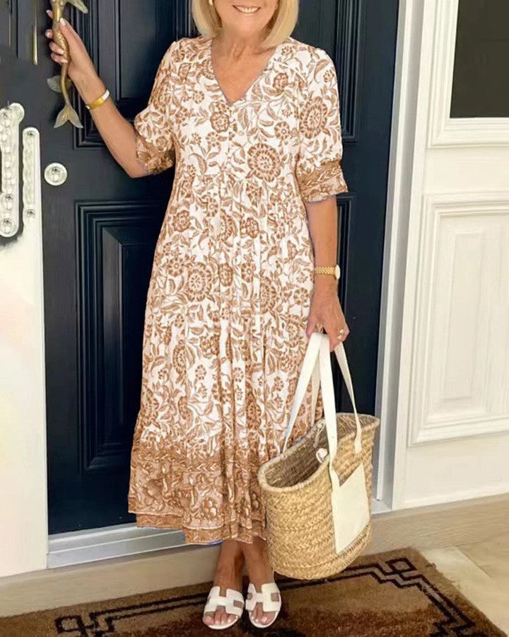 Joëlle | Robe Maxi Fleurie