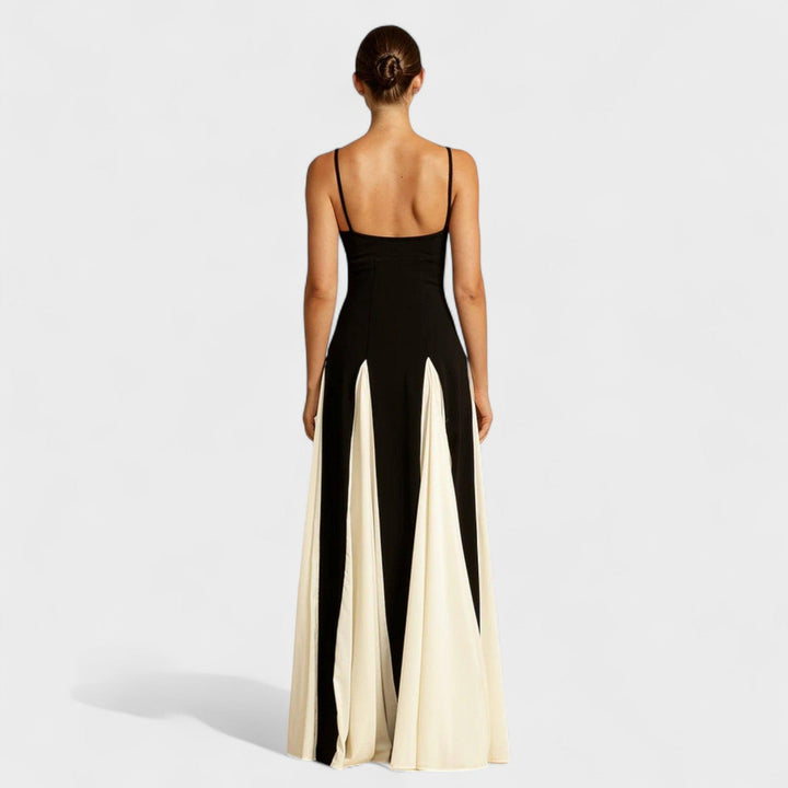 Dervla - Two-Tone Ivory Dress