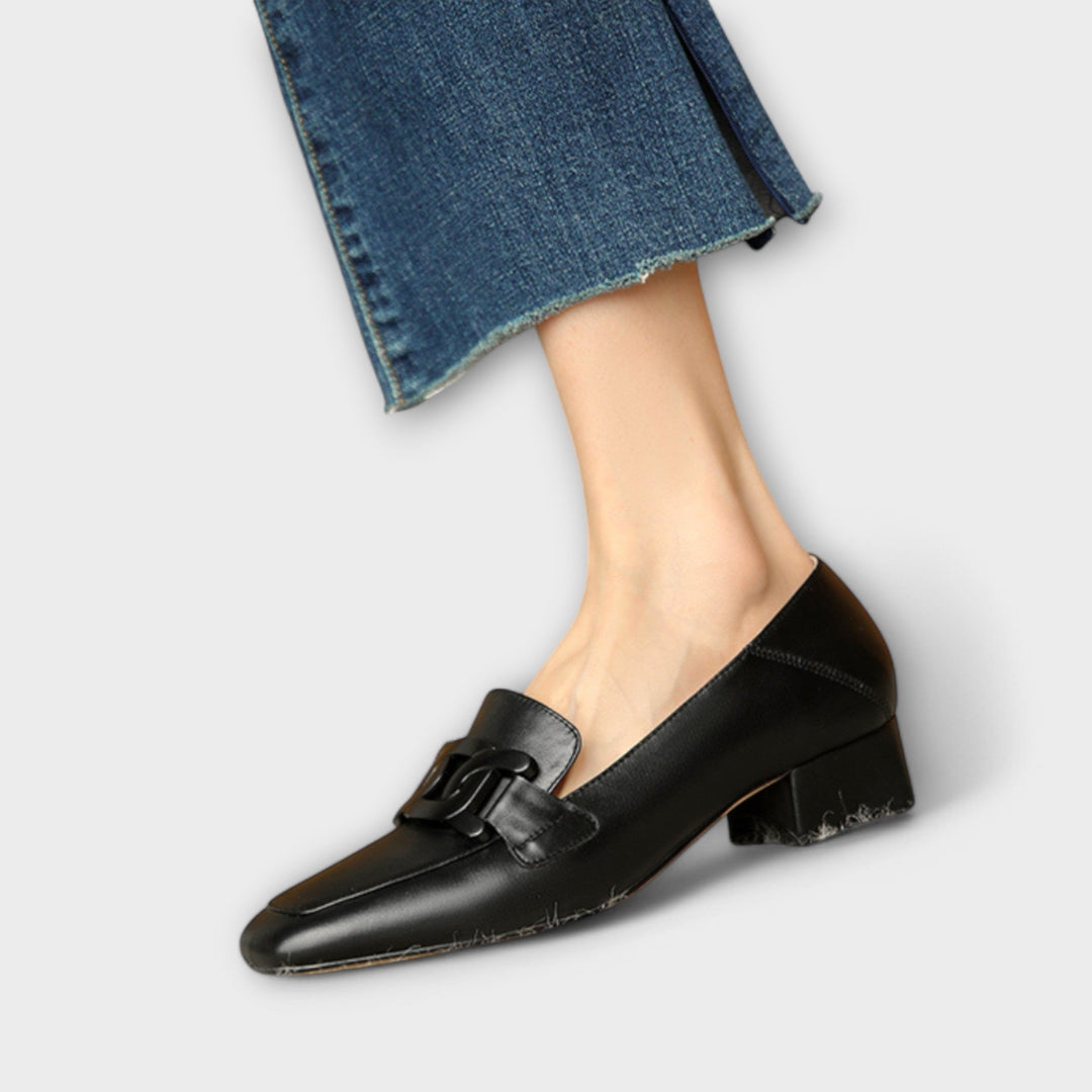 Eabha - Leather Orthopedic Slippers
