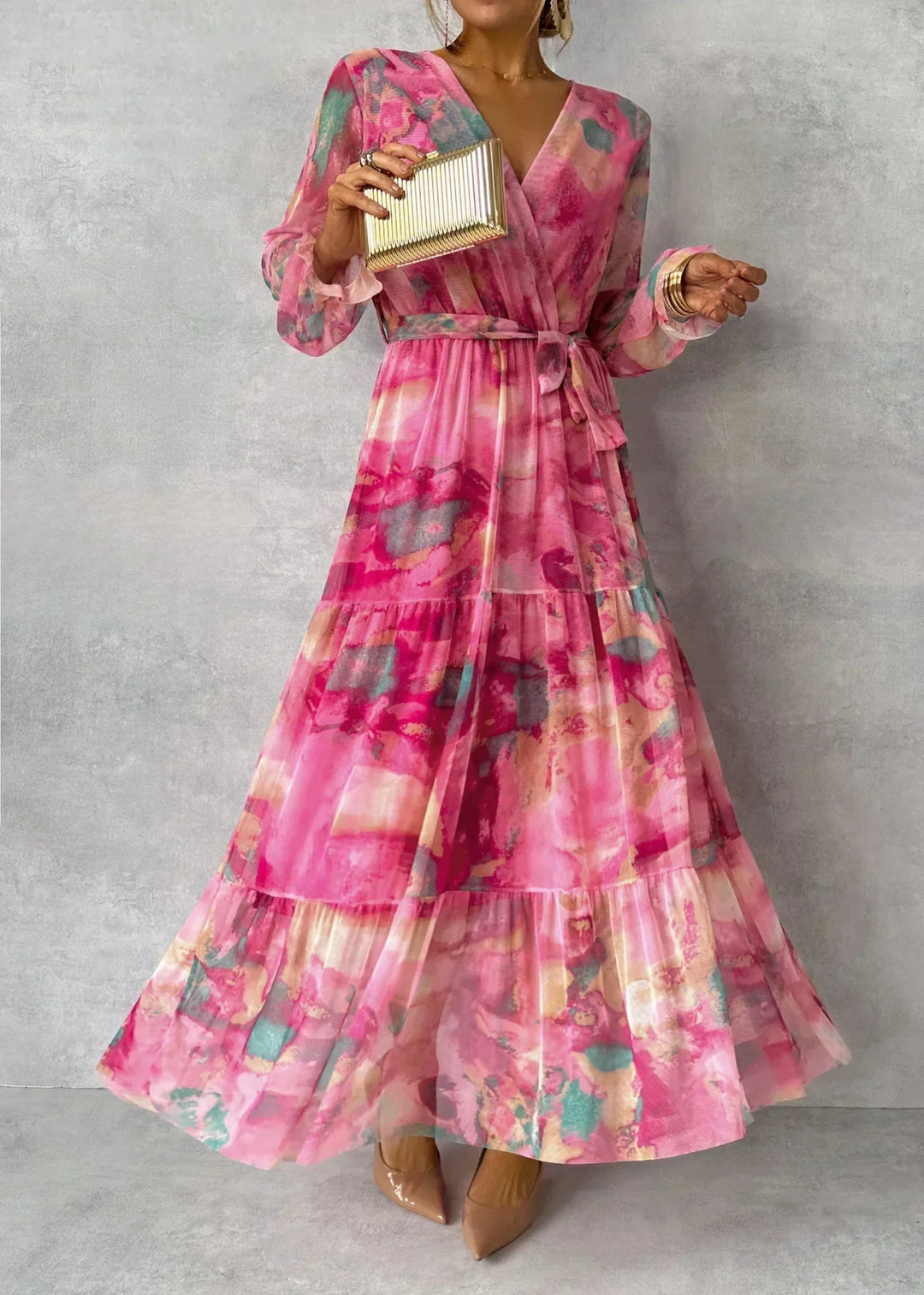 Nuala - Floral Wrap Dress
