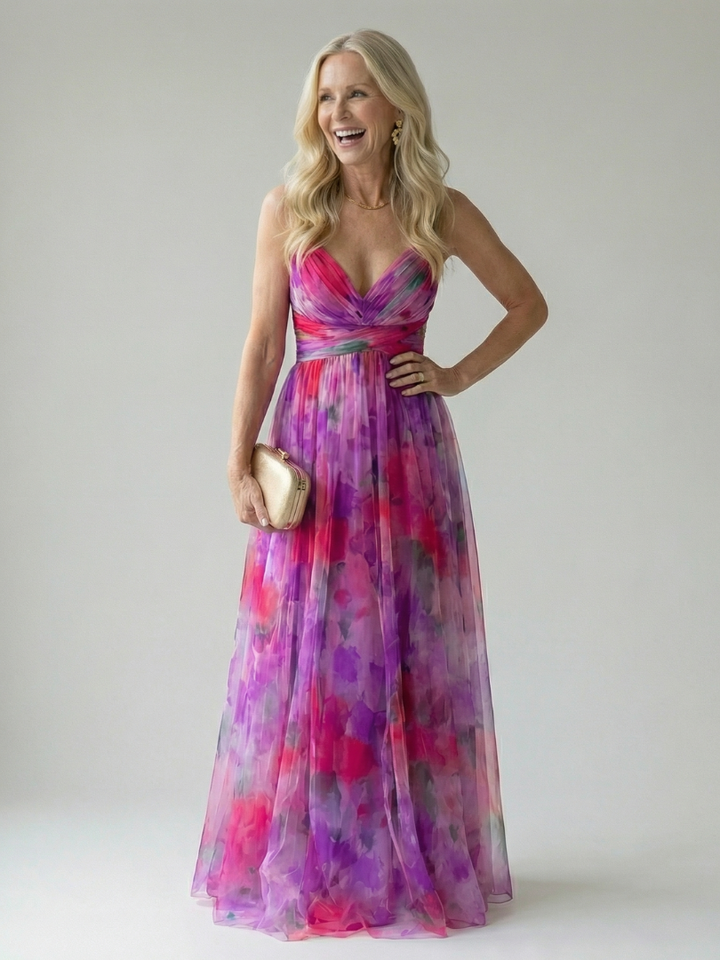 Yolande | Robe Maxi Fleurie