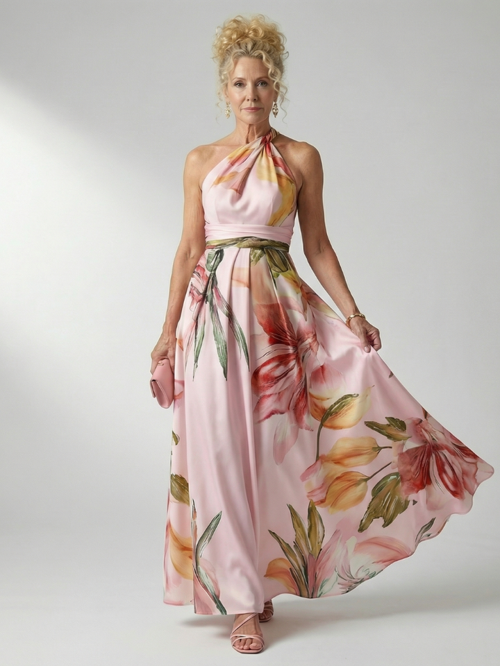 Liliane | Robe Maxi Botanique