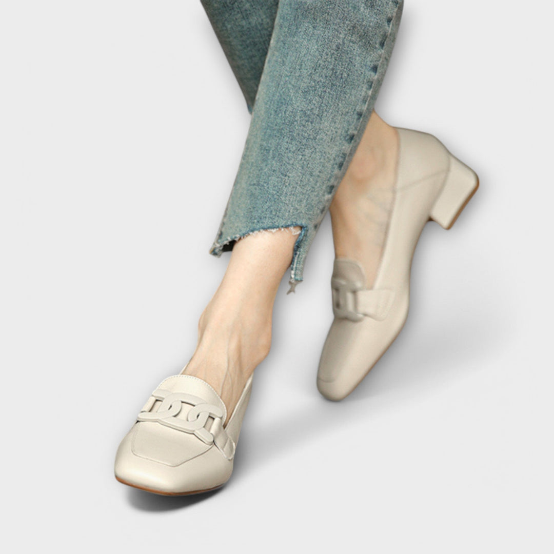 Eabha - Leather Orthopedic Slippers
