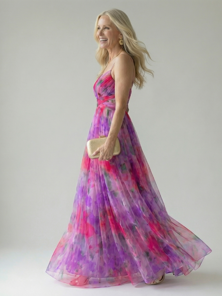 Yolande | Robe Maxi Fleurie