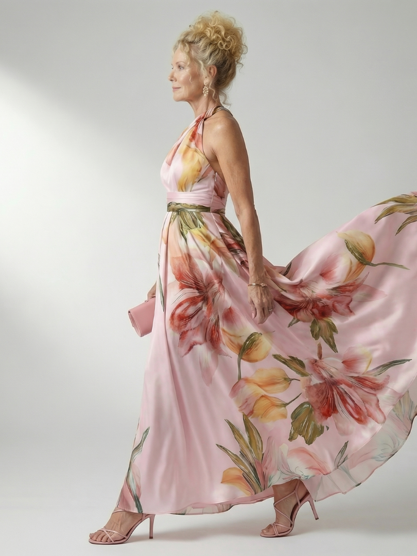 Liliane | Robe Maxi Botanique