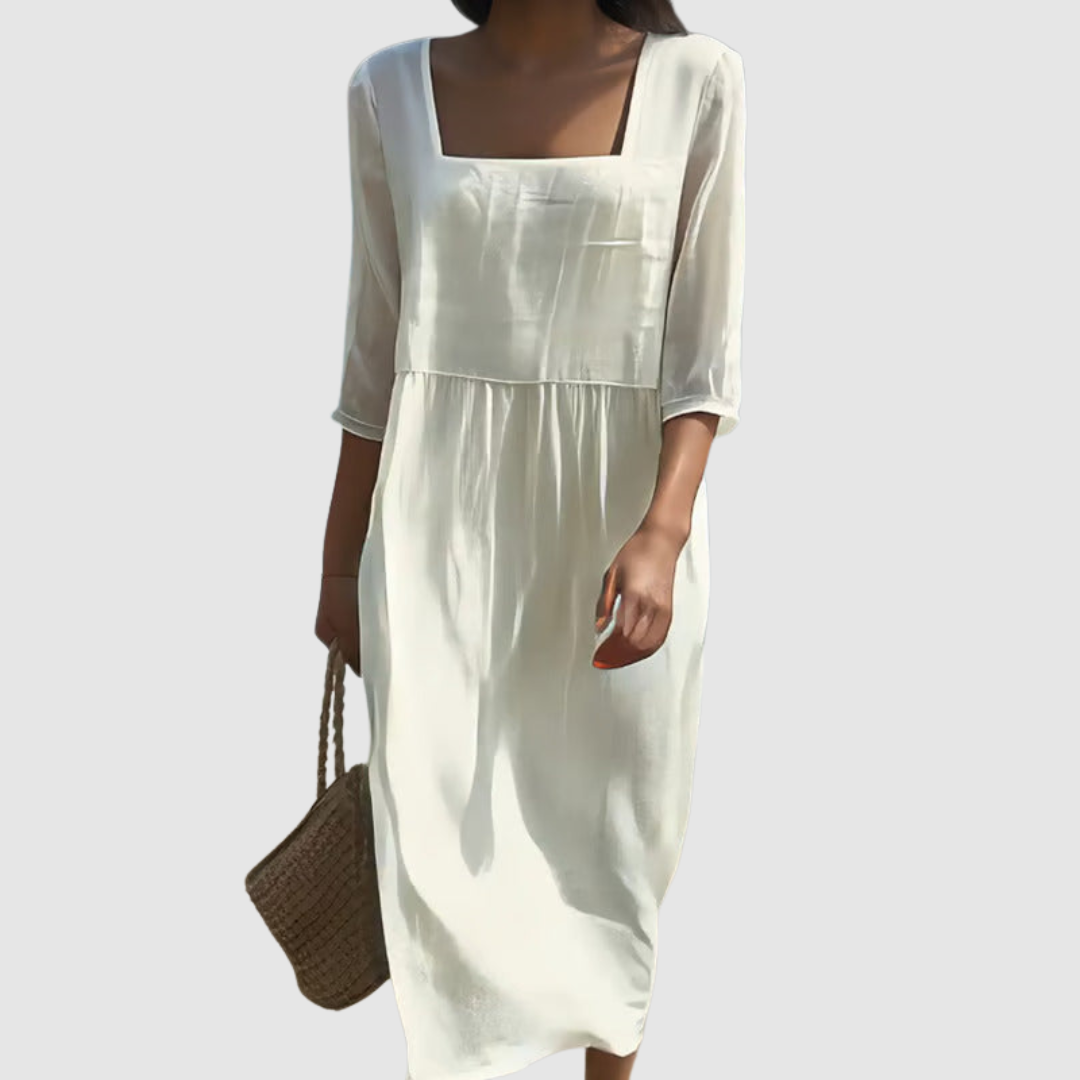 Sadhbh - Casual Linen Dress