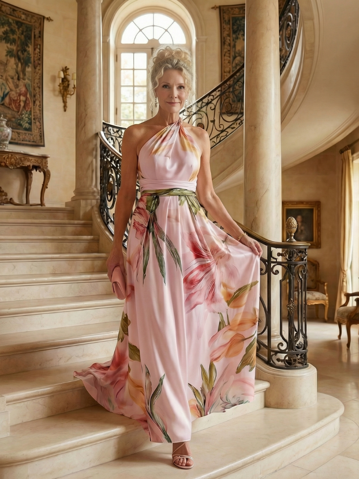 Liliane | Robe Maxi Botanique