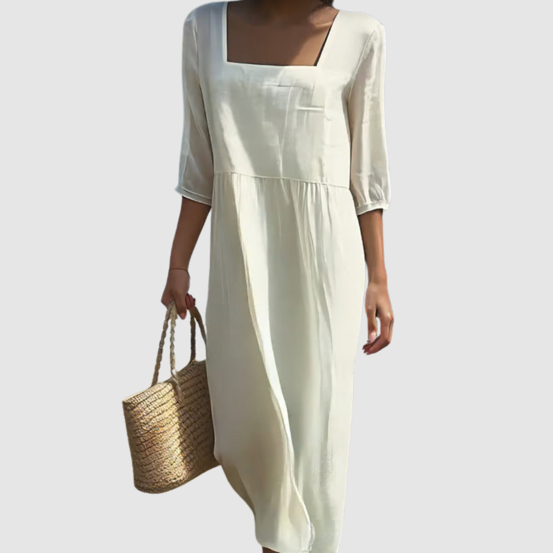 Sadhbh - Casual Linen Dress
