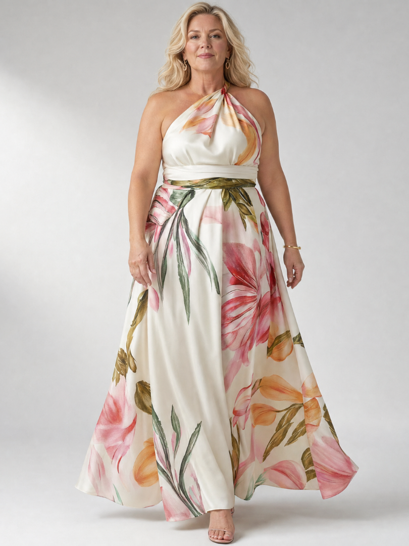 Liliane | Robe Maxi Botanique