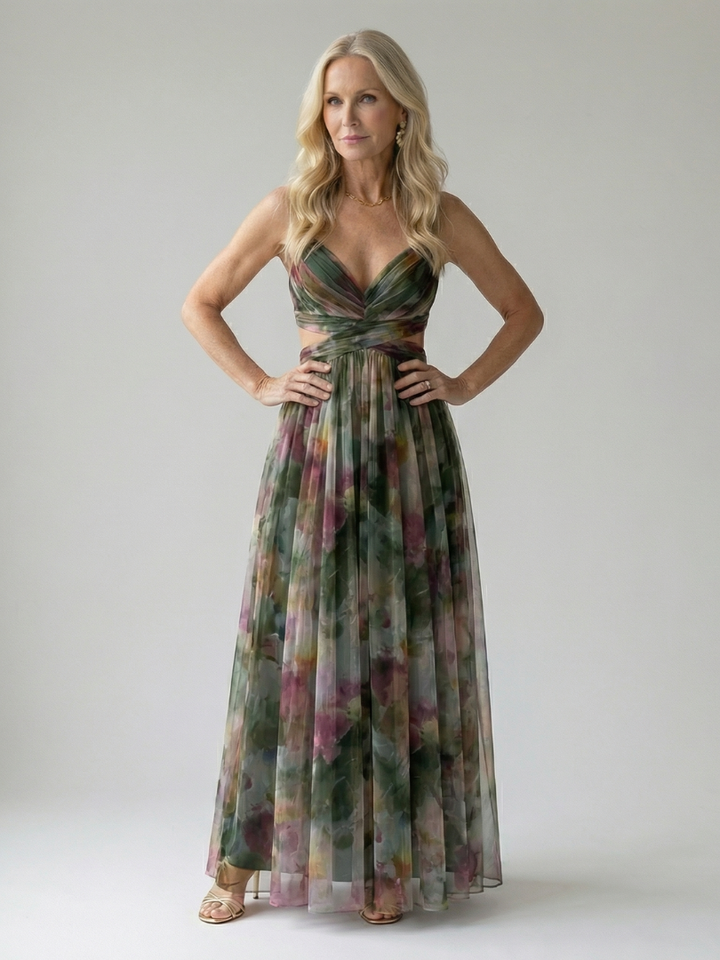 Yolande | Robe Maxi Fleurie