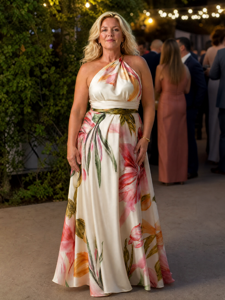 Liliane | Robe Maxi Botanique