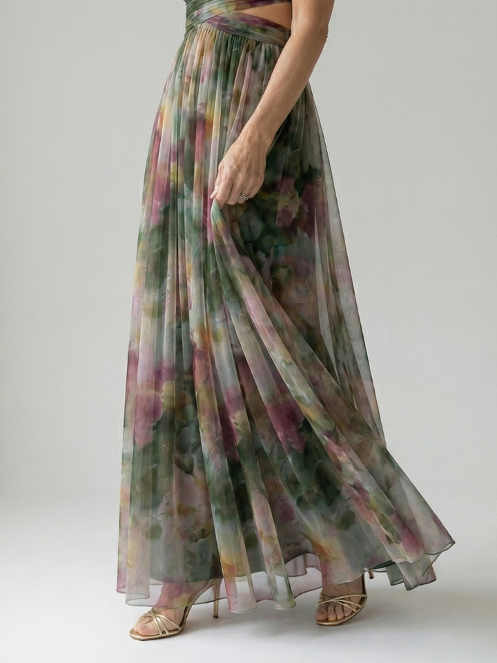 Yolande | Robe Maxi Fleurie