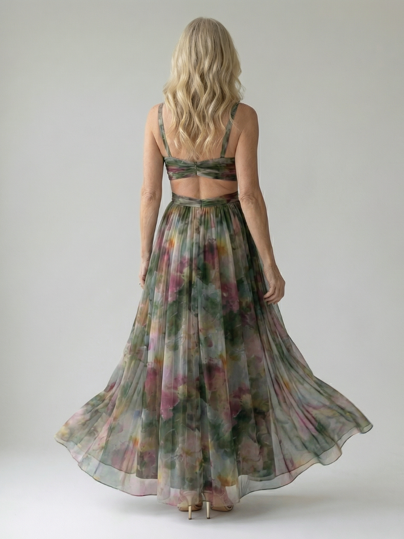 Yolande | Robe Maxi Fleurie