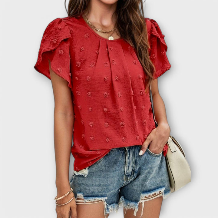 Dervla - Swiss Dot Blouse