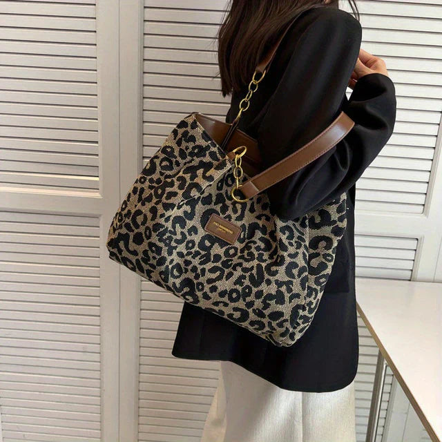 Caitríona - Leopard Print Tote