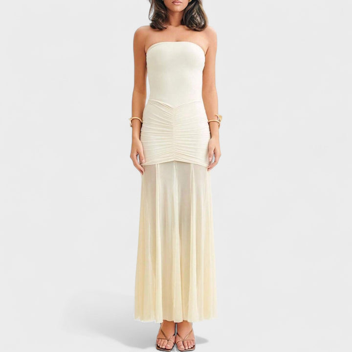 Eabha - Off-Shoulder Knit Dress