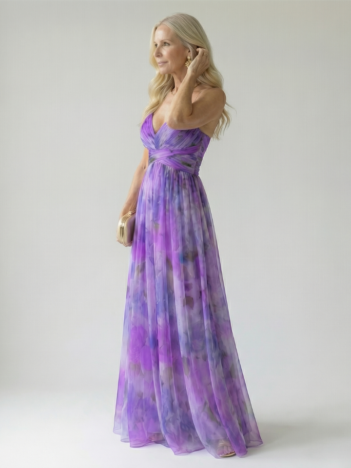 Yolande | Robe Maxi Fleurie