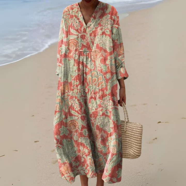 Caitríona - Floral Cotton Dress