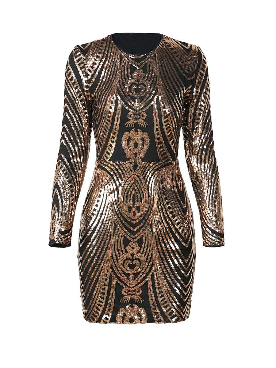 Edwige | Robe Mini à Paillettes