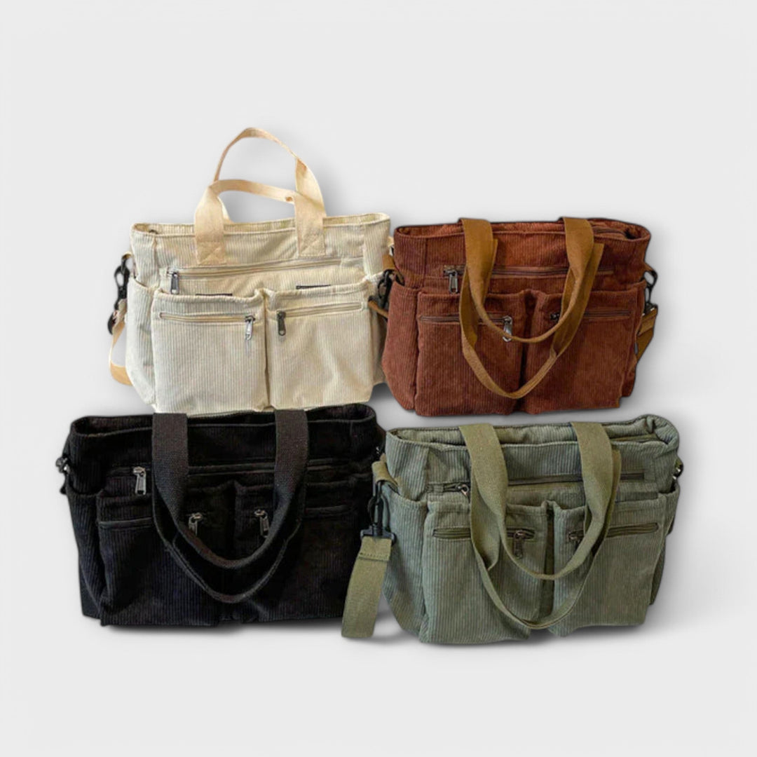 Eimear - Corduroy Multi-Pocket Bag