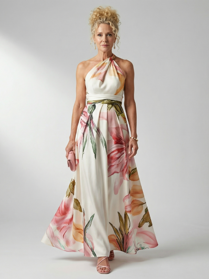 Liliane | Robe Maxi Botanique