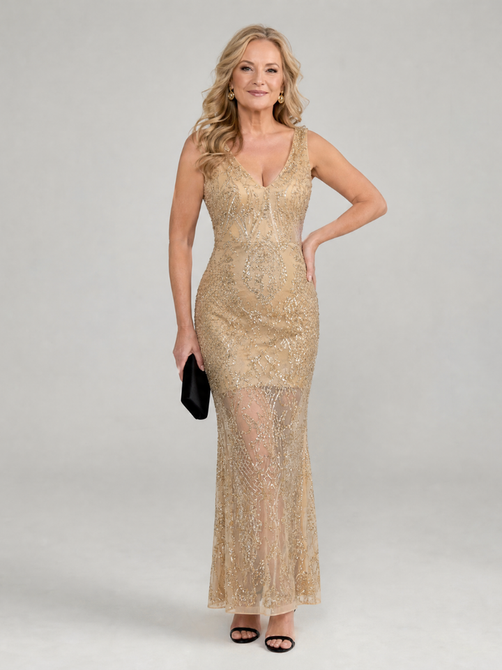 Eugénie | Robe Maxi à Paillettes