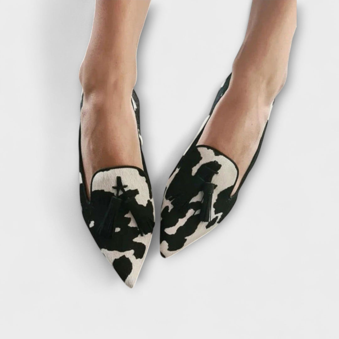 Gráinne - Animal Print Ballerinas
