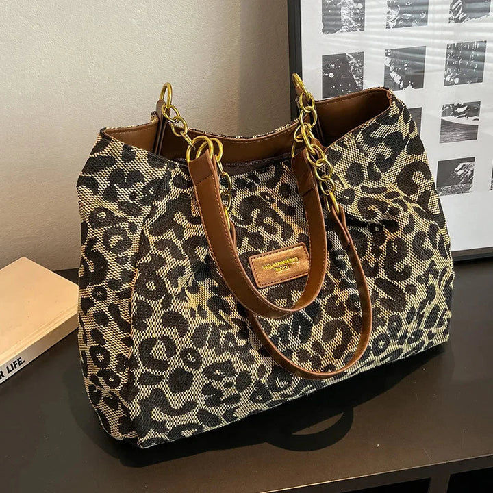 Caitríona - Leopard Print Tote