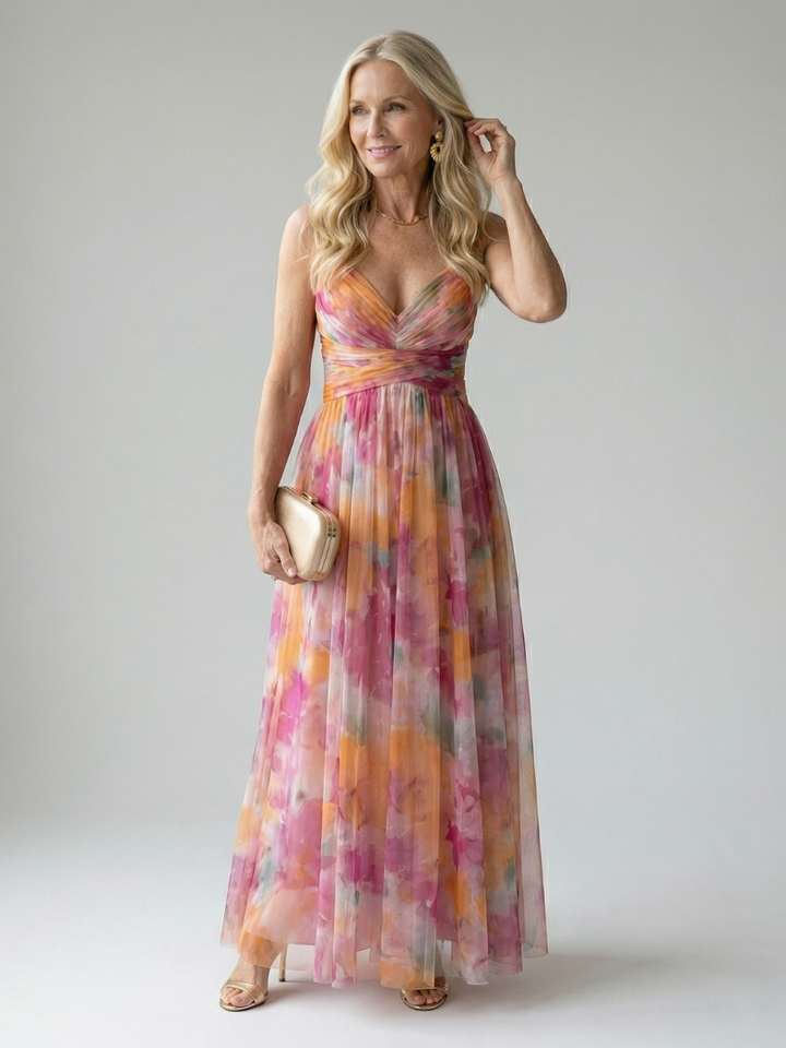 Yolande | Robe Maxi Fleurie