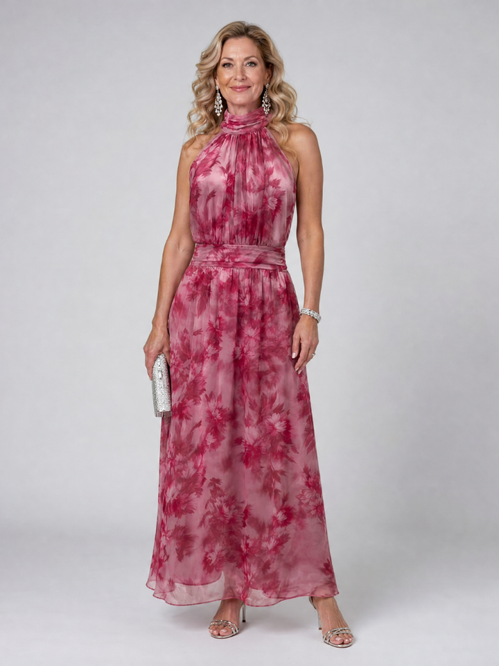 Romane | Robe Maxi en Mousseline Fleurie