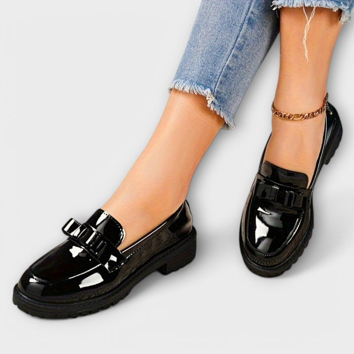 Eabha - Black Patent Loafers