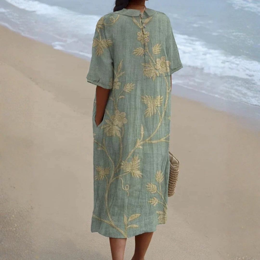 Eimear - Cotton Floral Dress