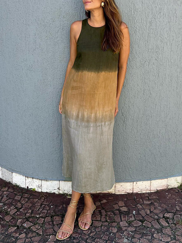 Rose | Robe Maxi Dégradée