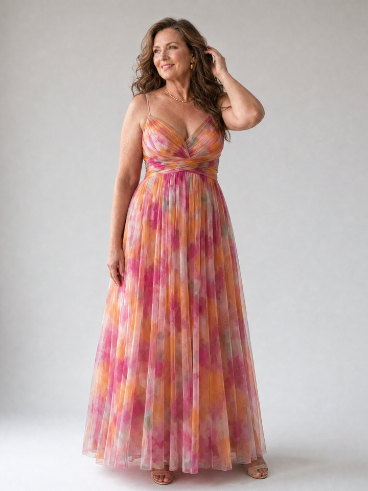 Yolande | Robe Maxi Fleurie