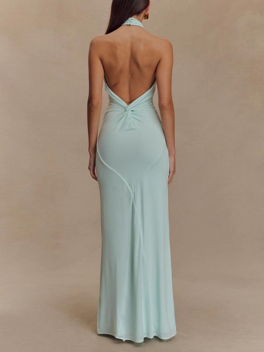 Maeve - Halter Maxi Dress