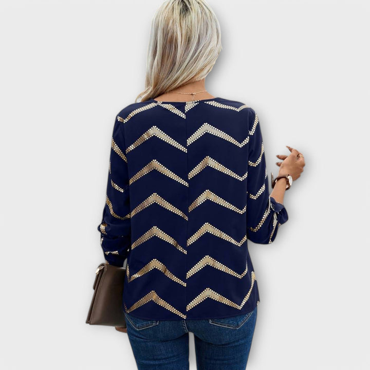Eabha - Elegant Zip Blouse