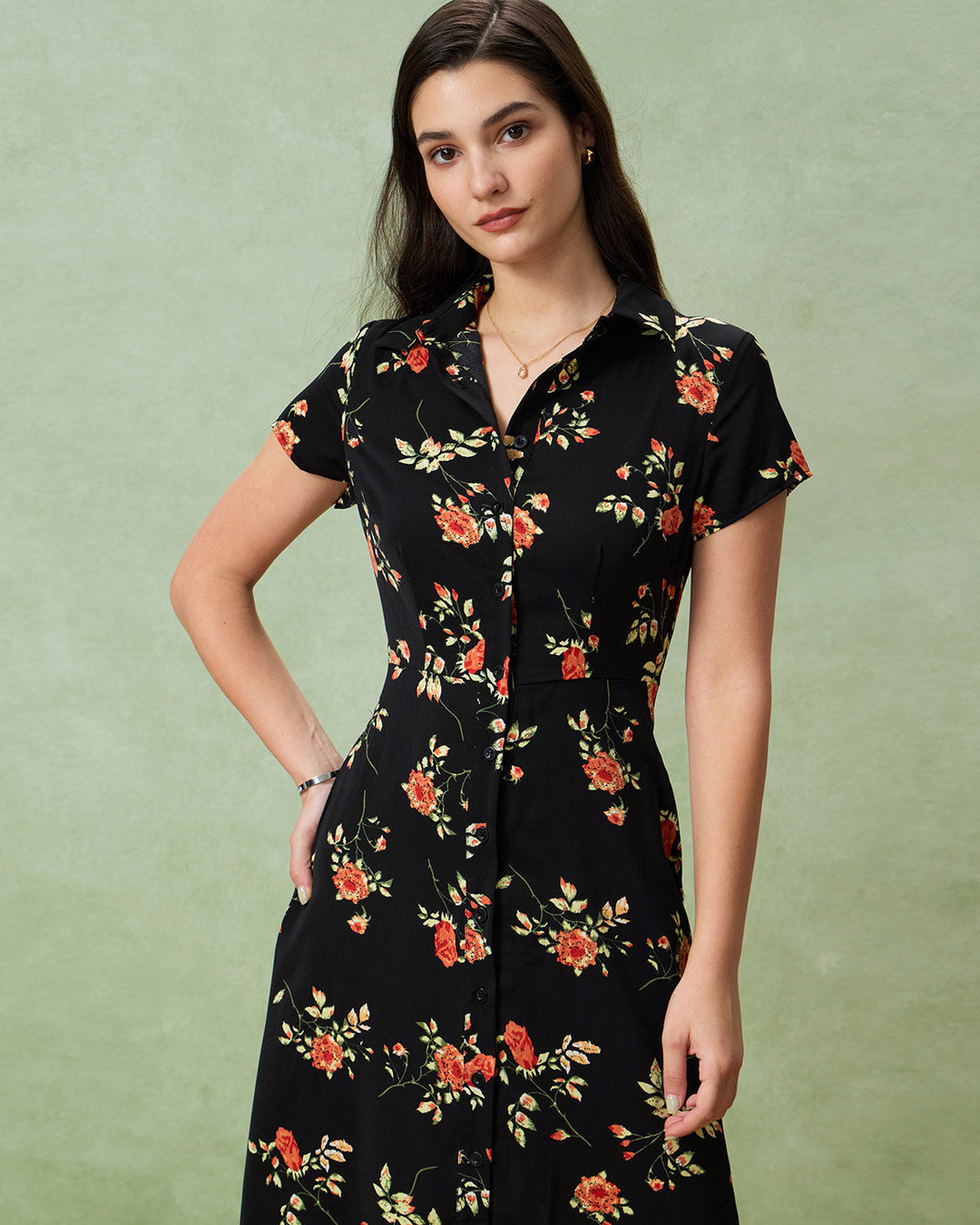 Eimear - Floral Midi Dress