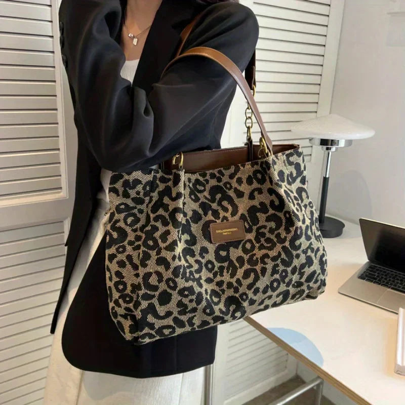 Caitríona - Leopard Print Tote