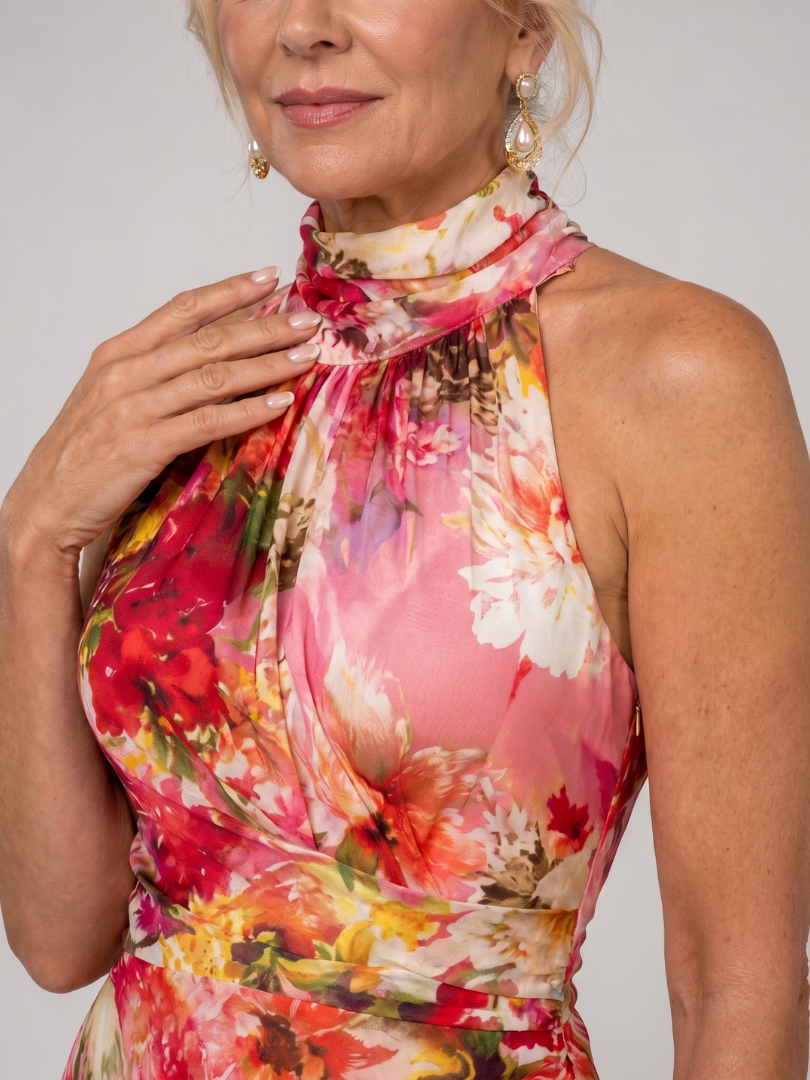 Antoinette | Robe Maxi Fleurie Tropicale