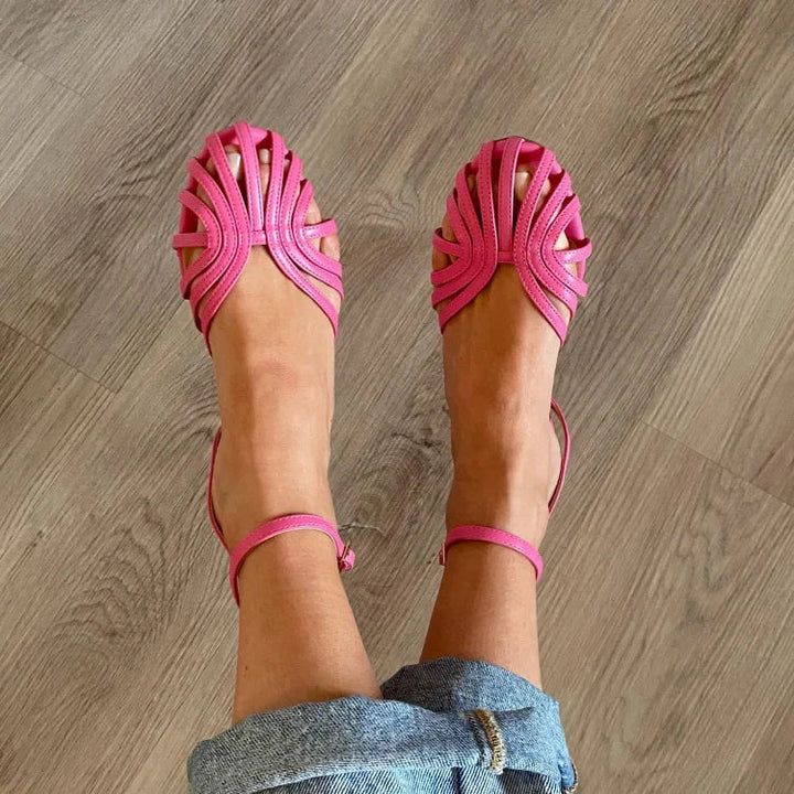 Élise | Sandales Bijou Dorées