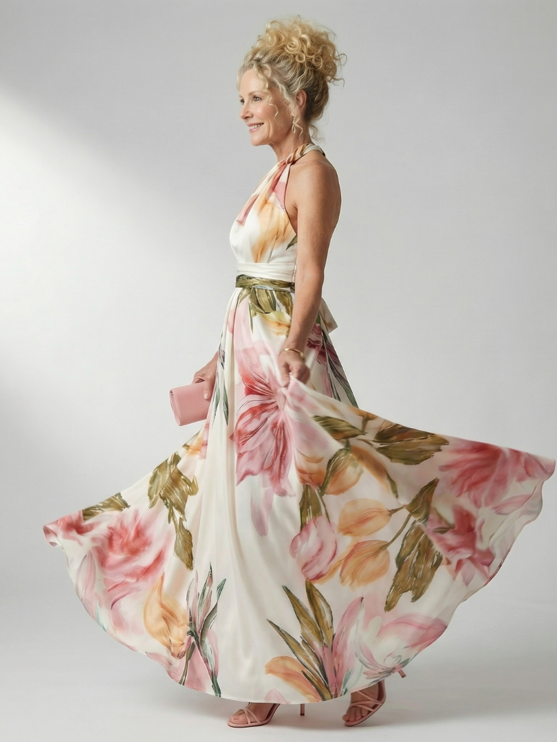 Liliane | Robe Maxi Botanique