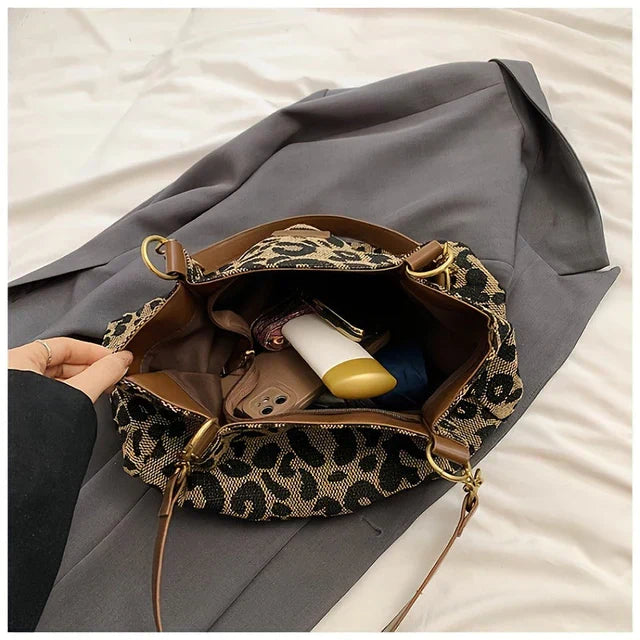 Caitríona - Leopard Print Tote