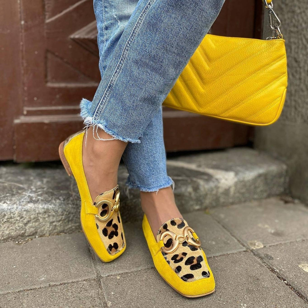 Bríd - Metallic Buckle Shoes