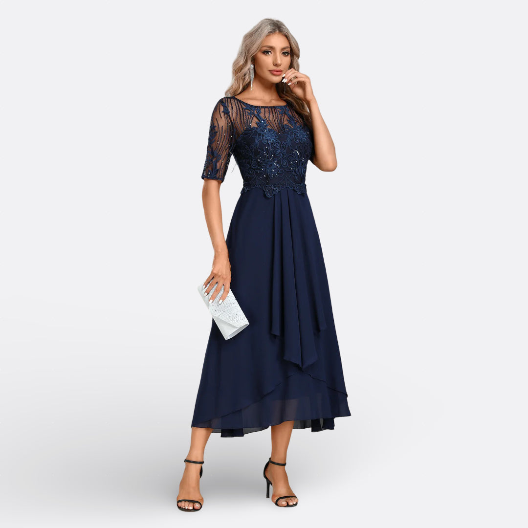 Eabha - Lace Midi Dress