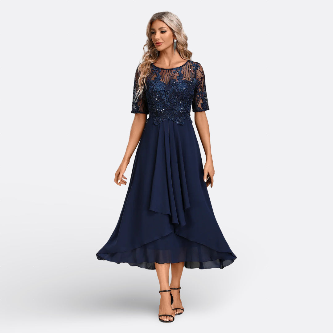 Eabha - Lace Midi Dress