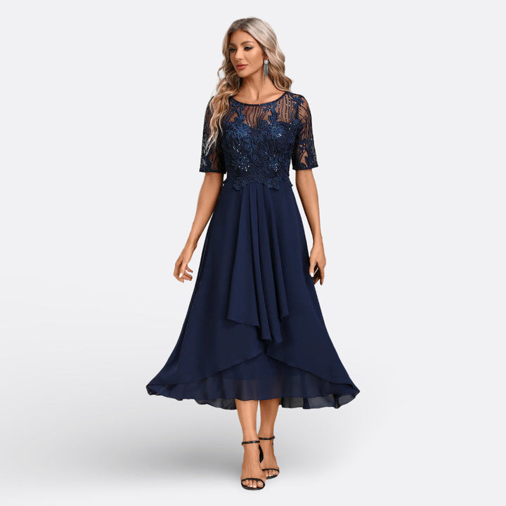 Eabha - Lace Midi Dress