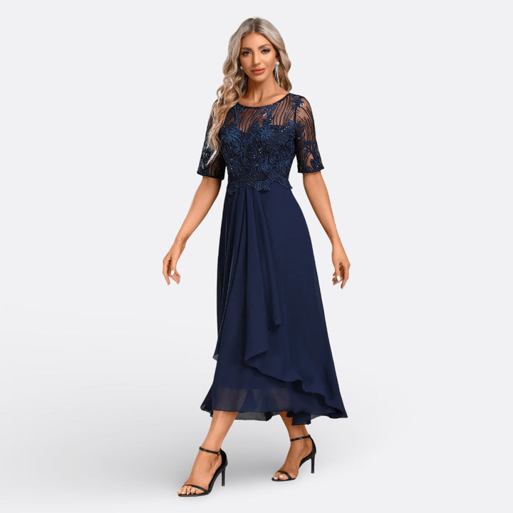 Eabha - Lace Midi Dress