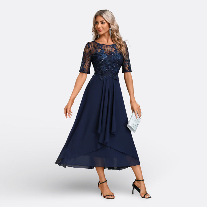 Eabha - Lace Midi Dress