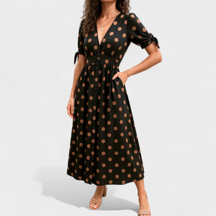 Geneviève | Robe à Pois