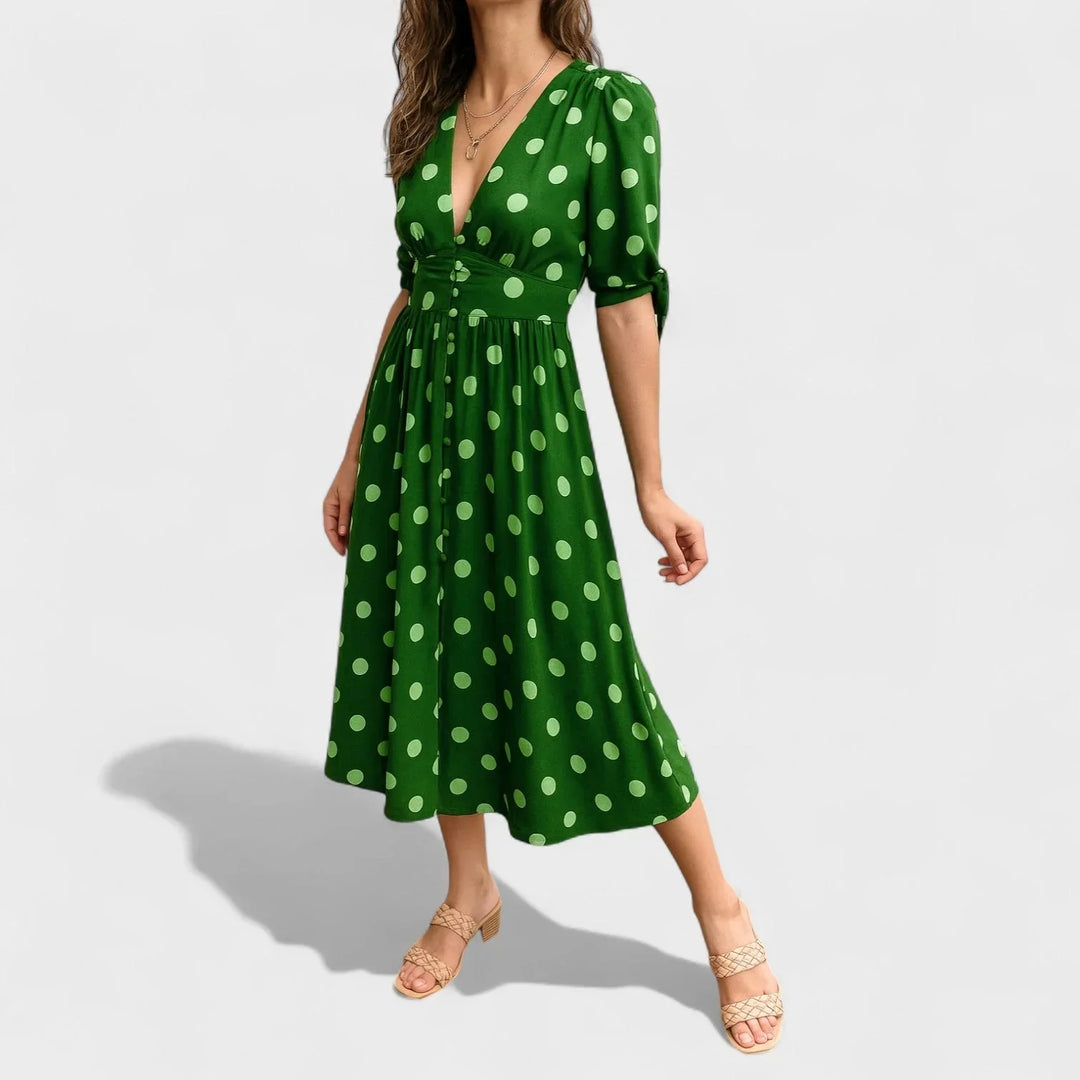 Geneviève | Robe à Pois
